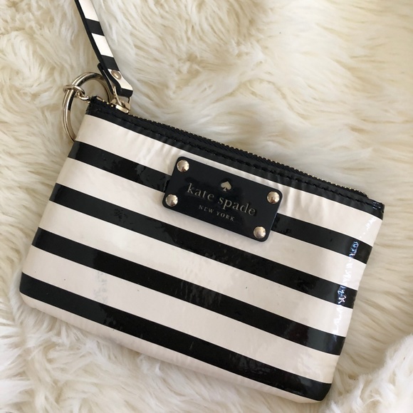 kate spade Accessories - Authentic Kate Spade Striped Card/Key Holder